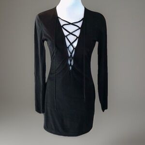 Elegant Black Mini Dress